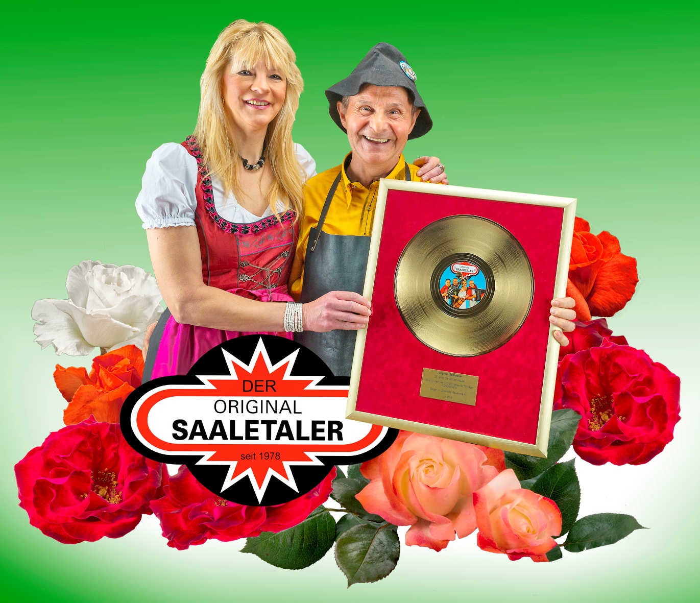 2019 A-Karte Der Saaletaler Rote Rosen grün